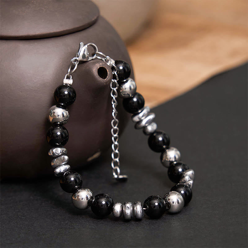 Black Onyx Spiritual Protection Bracelet Unisex