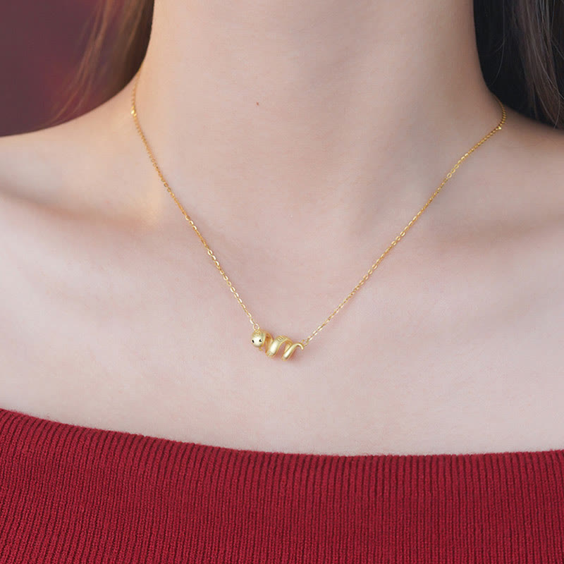 Goldenes Schlangen-Wohlstands-Spiritual-Schmuckarmband