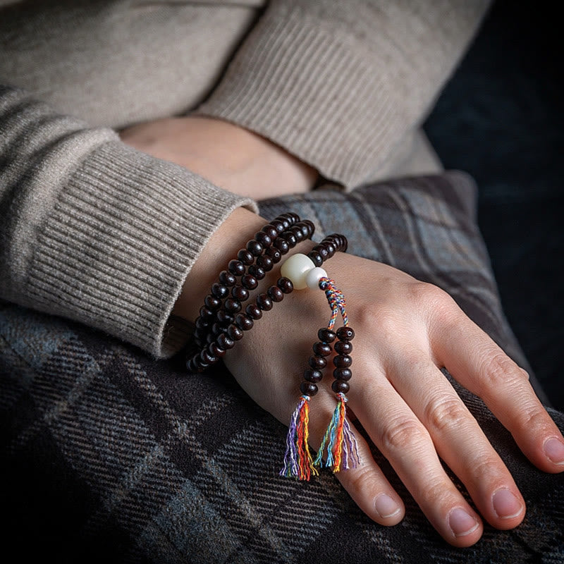 Bodhi Seed Mala-Armband mit 108 Perlen für spirituellen Frieden und Wachstum