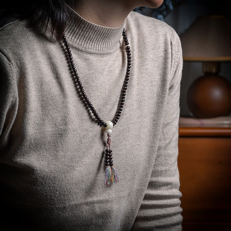 Bodhi Seed Mala-Armband mit 108 Perlen für spirituellen Frieden und Wachstum
