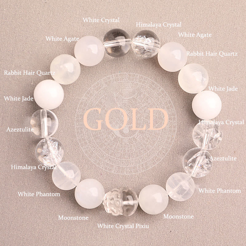 Five Elements 10mm Agate Luck Bracelet for Balance