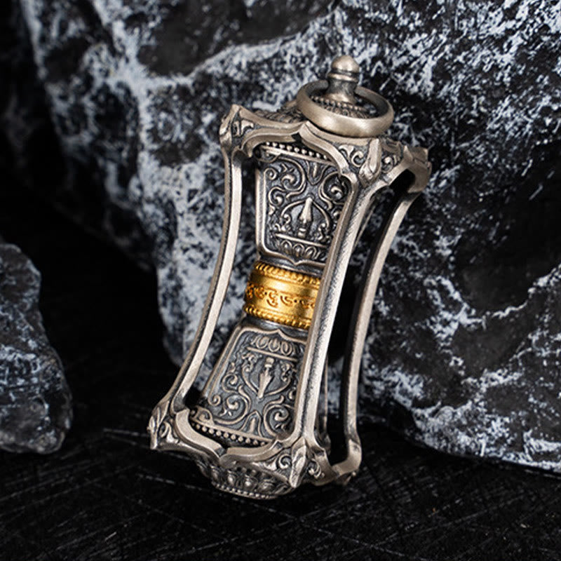 925 Sterling Silber Zakiram Göttin des Reichtums Segen Halskette