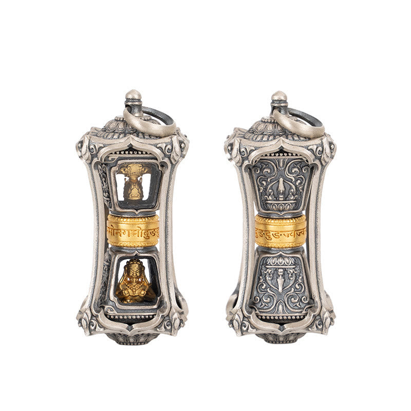 925 Sterling Silber Zakiram Göttin des Reichtums Segen Halskette