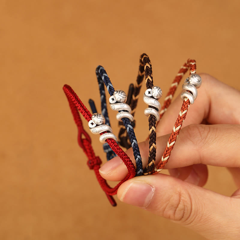 Schlangenschutzarmband aus Sterlingsilber