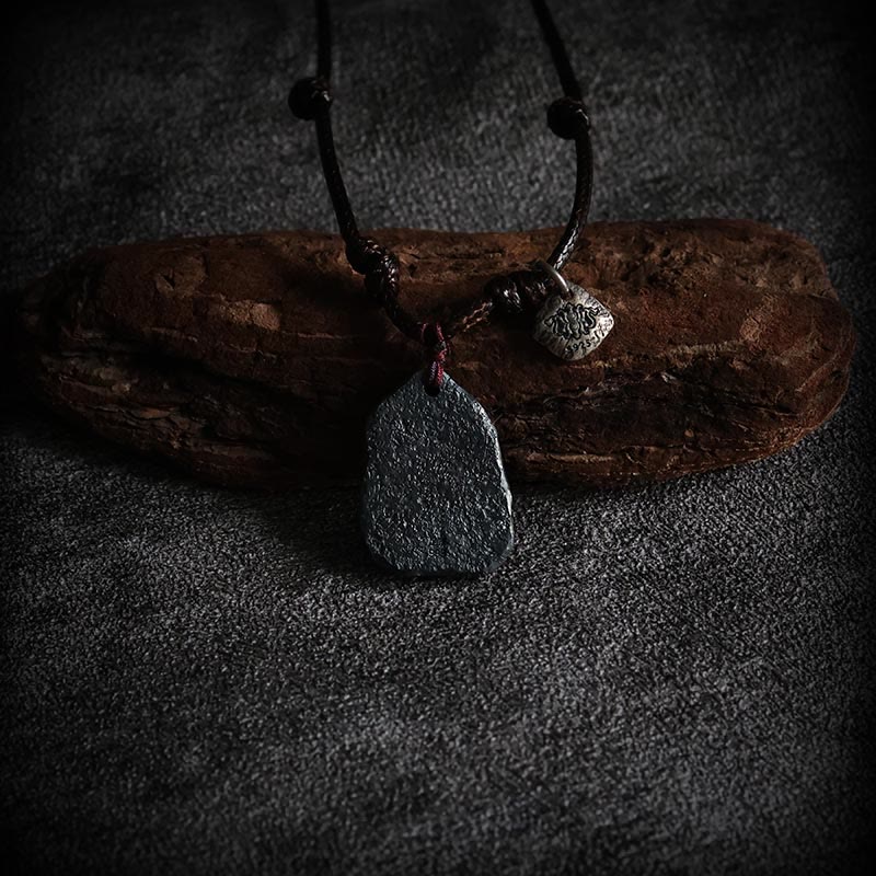 Halskette mit glückverheißenden Wolken aus 999er Sterlingsilber für spirituellen Schutz