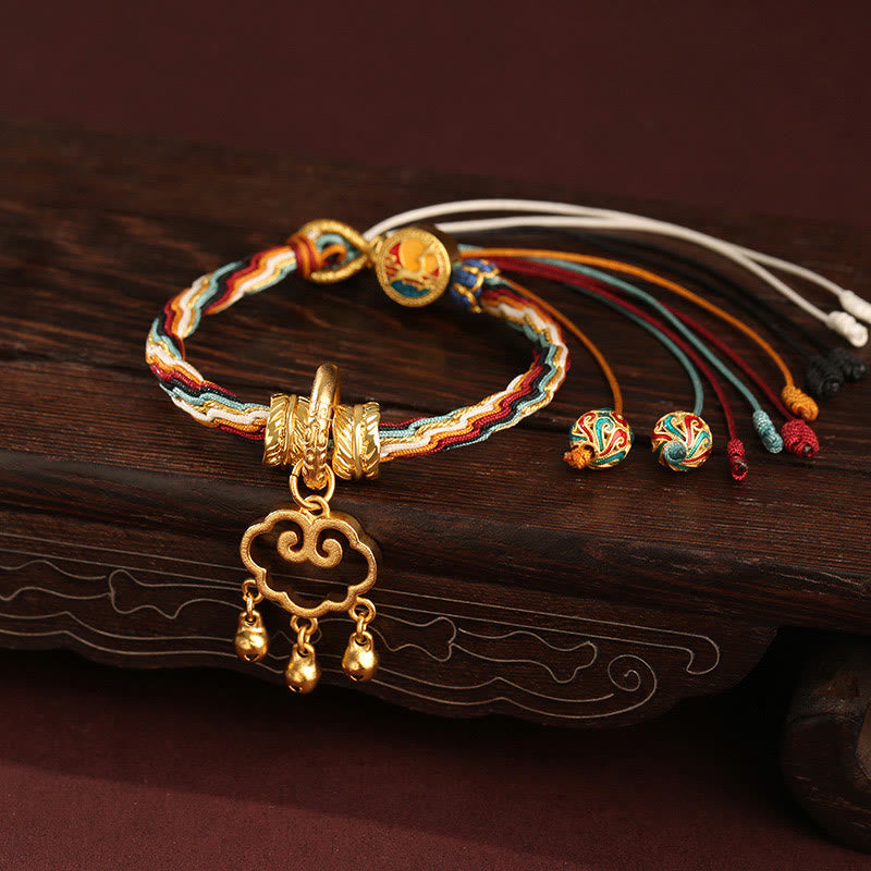 Dunhuang Farbe Reinkarnationsknoten Spirituelles Armband