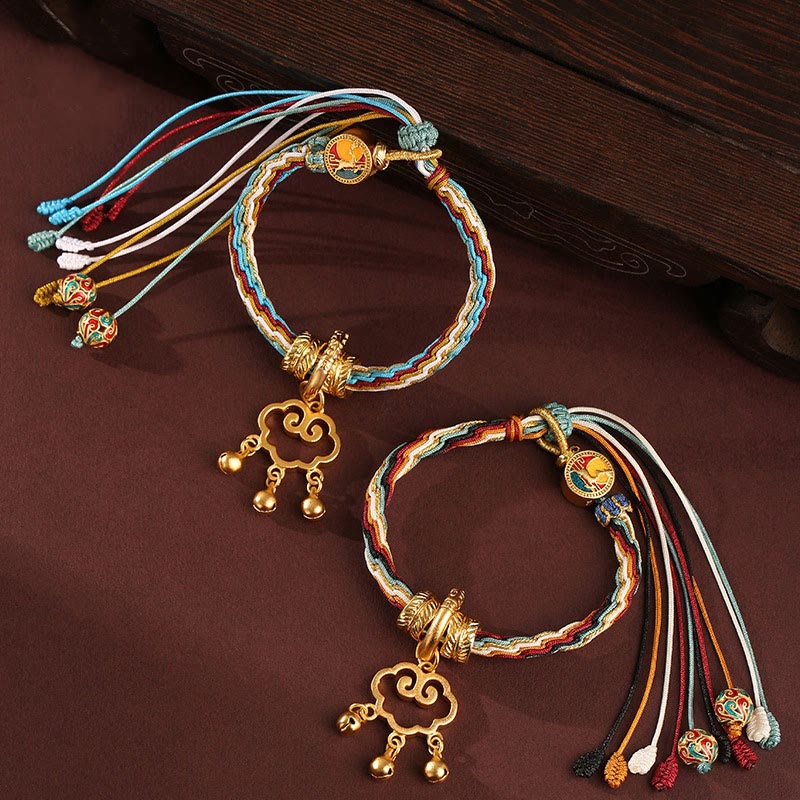 Dunhuang Farbe Reinkarnationsknoten Spirituelles Armband