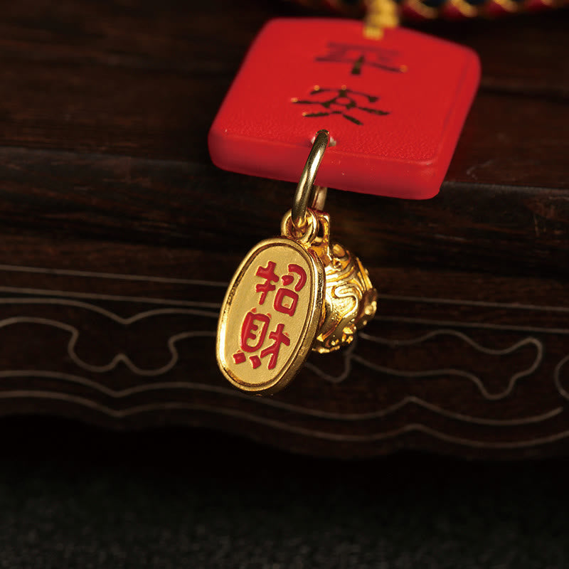 Kürbis-Fu-Charakter-Auto-Hängedekoration zum Schutz