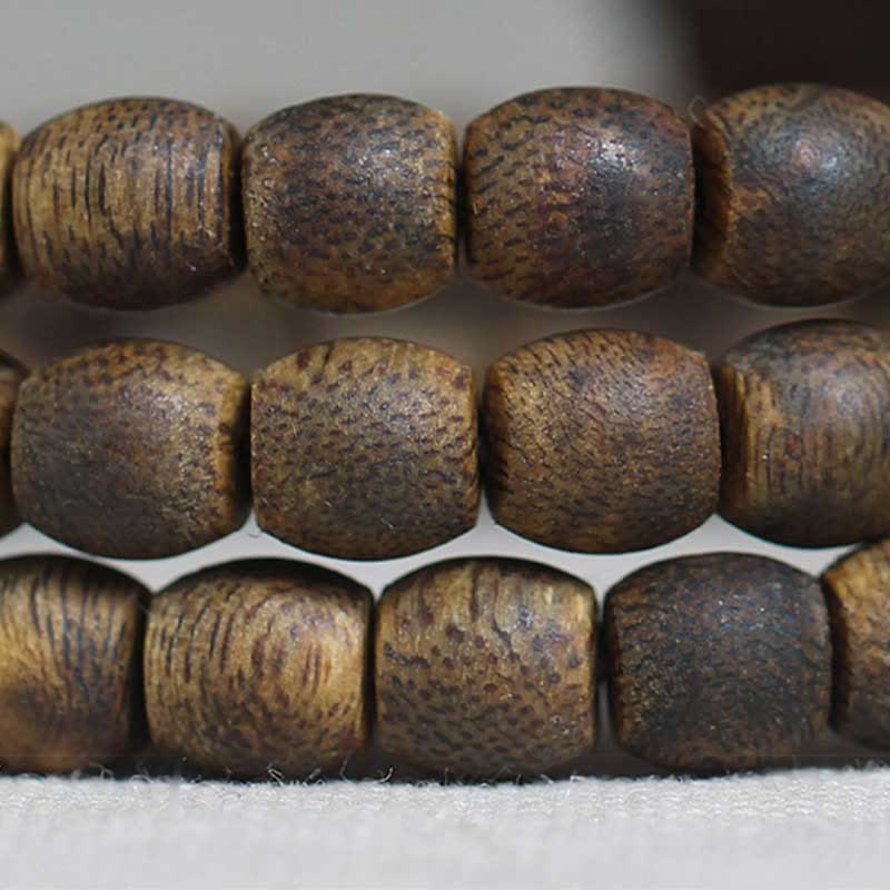 6mm Hainan Green Qinan Agarwood 108 Mala Perlen Armband
