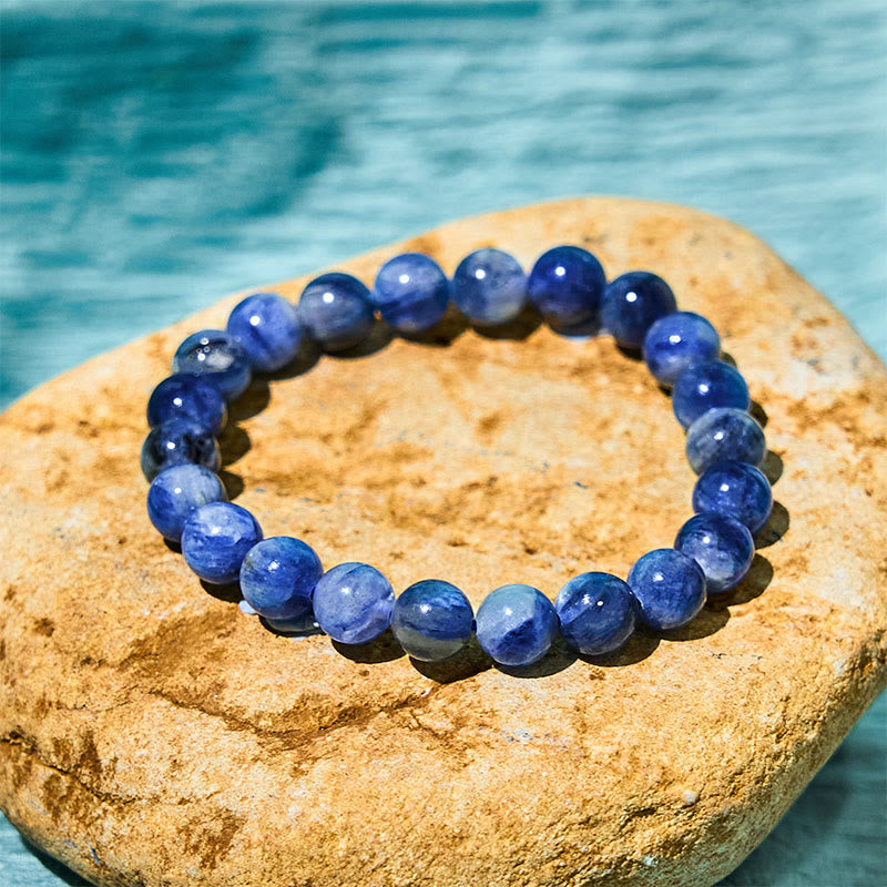 8 mm Kyanit-Armband zur spirituellen Heilung für Ruhe