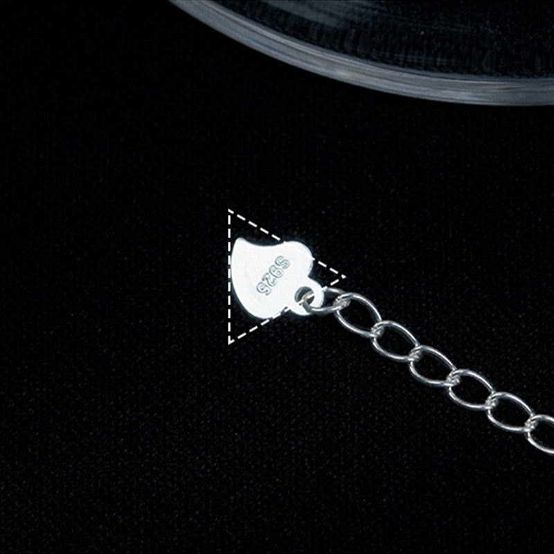 925 Sterling Silber Perlenschutz Fußkettchen