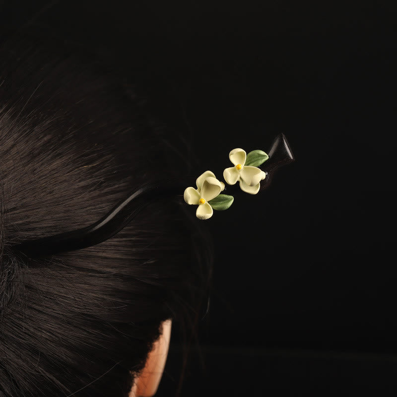 Ebony Hairpin for Courage and Protection | Chinese Hairpins