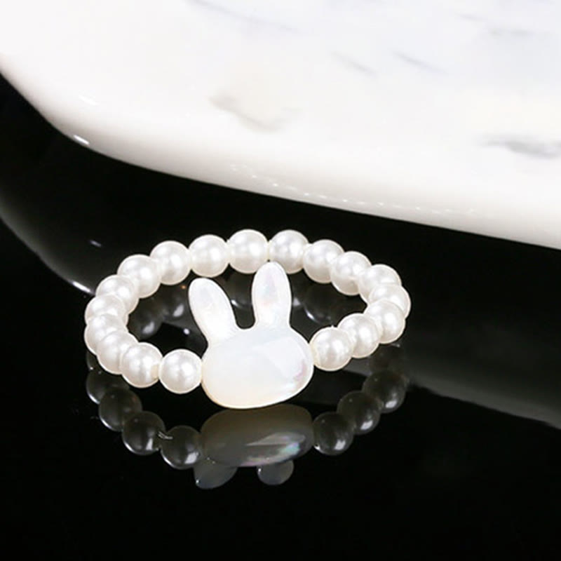 3 mm spiritueller Ring aus Tridacna-Stein