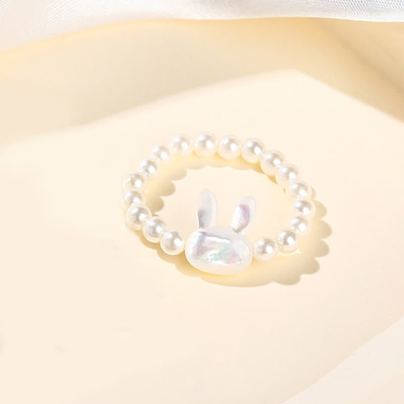 3 mm spiritueller Ring aus Tridacna-Stein