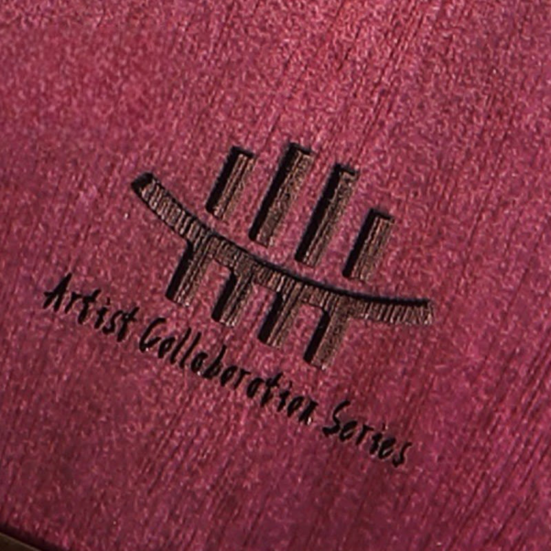 Tragbares Daumenklavier Kalimba aus Peltogyne-Holz mit 21 Tasten