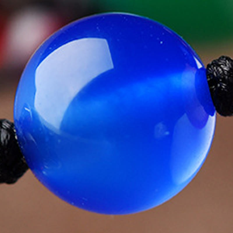 Grüner Achat Blauer Achat Muschelblumenarmband