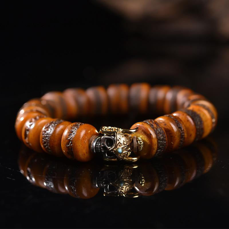 Yak-Kamelknochen-Balance-Armband | Spiritueller Schutz