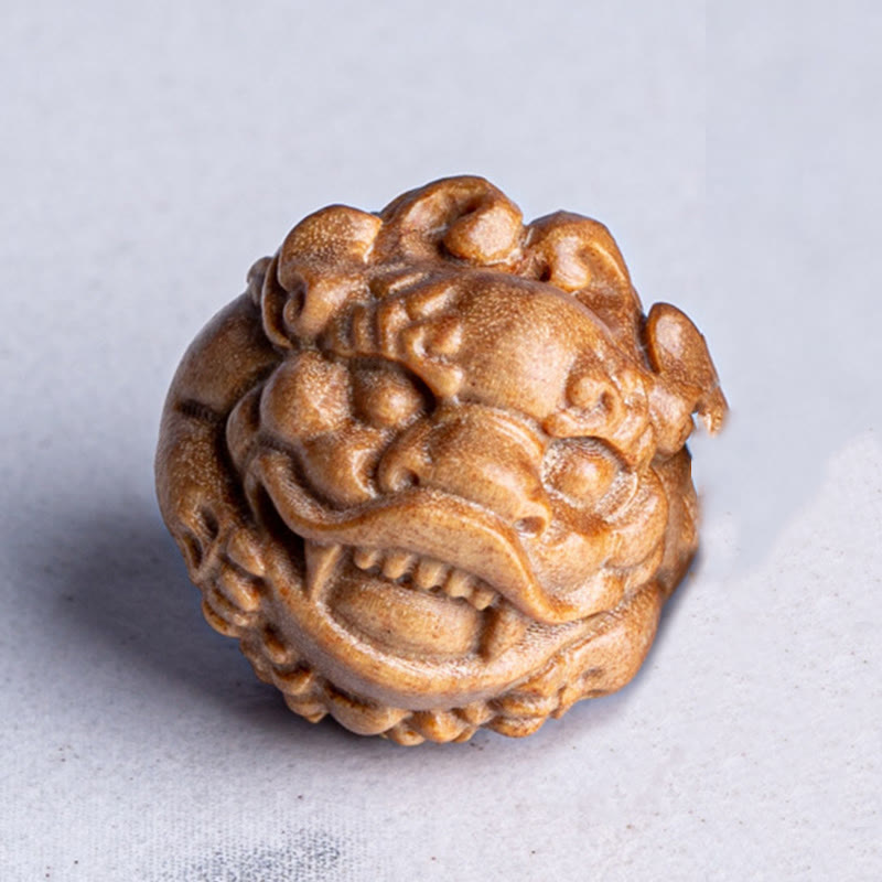 Mini-PiXiu-Sandelholz-Statue, spirituell, 1,5–1,8 cm