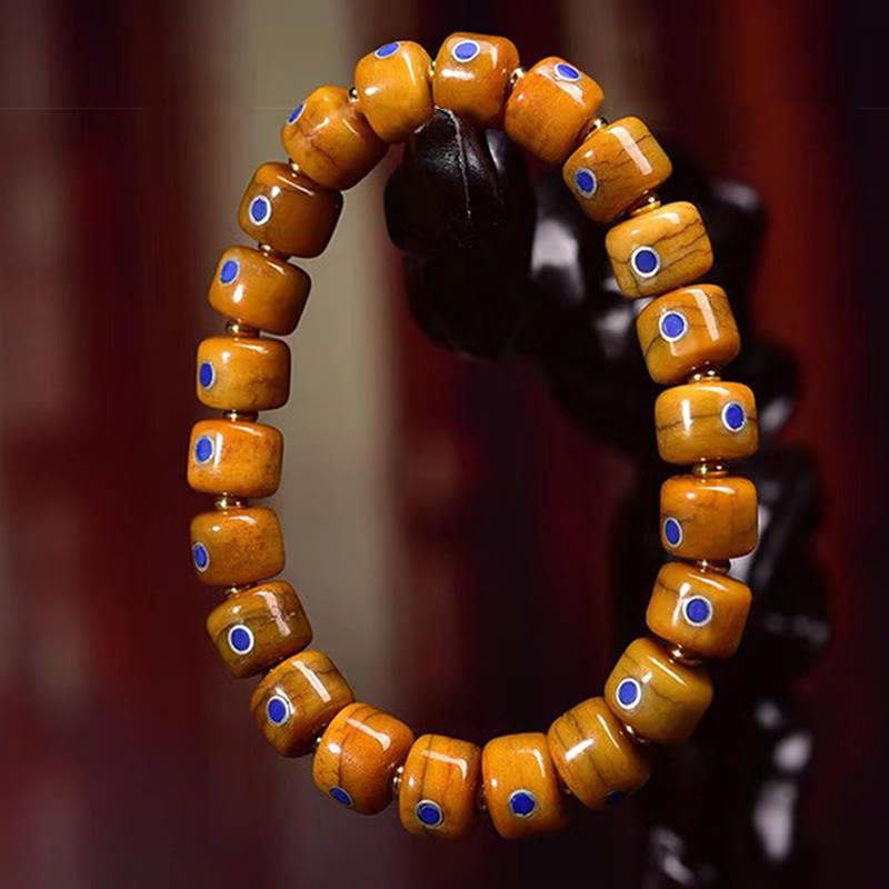 Yak Bone Lazurite Kupfer Balance Armband Unisex