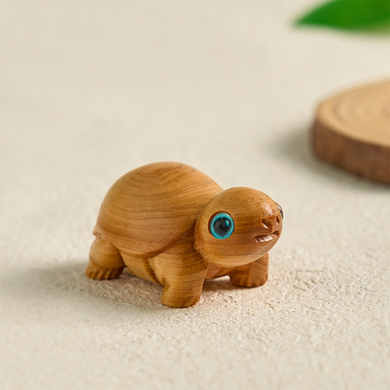 Mini Thuja Sutchuenensis Schildkröte Spirituelle Tierfigur