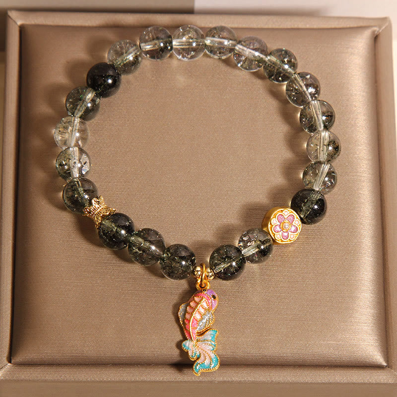 Green Phantom Koi Fish Lucky Bracelet 14-16cm