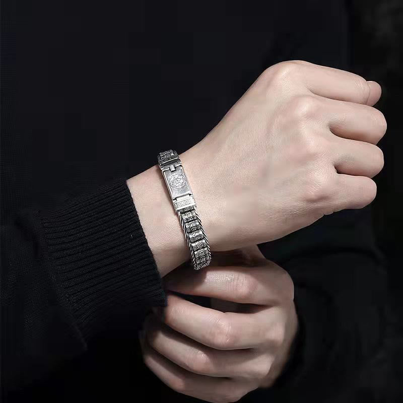 18 cm Premium Om Mani Padme Hum Kupferarmband