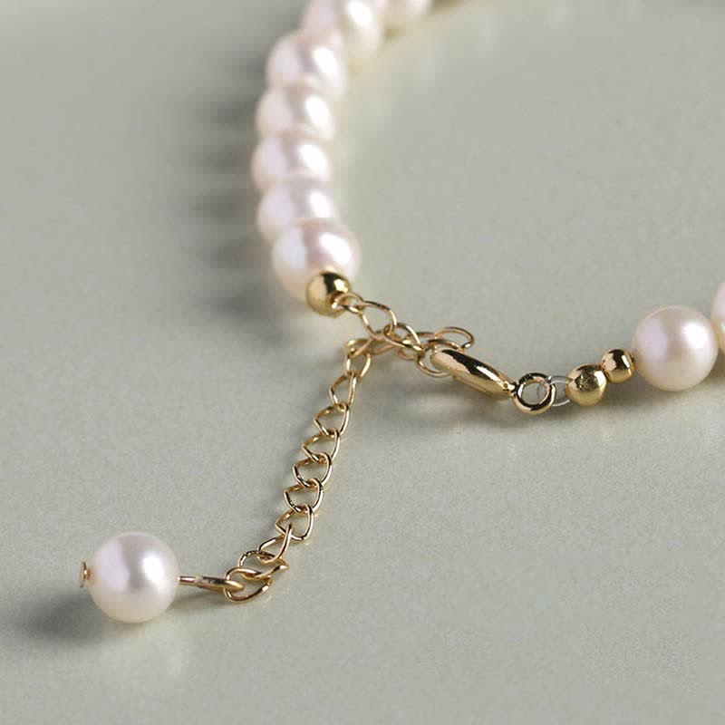 Natürliches Perlenarmband aus Hetian-Jade für Glück und Heilung