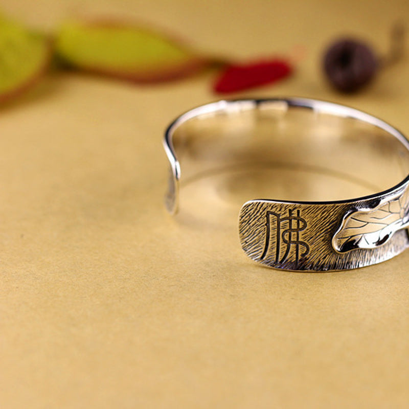 Lotusblume Calm Armband aus 925 Sterling Silber, verstellbar