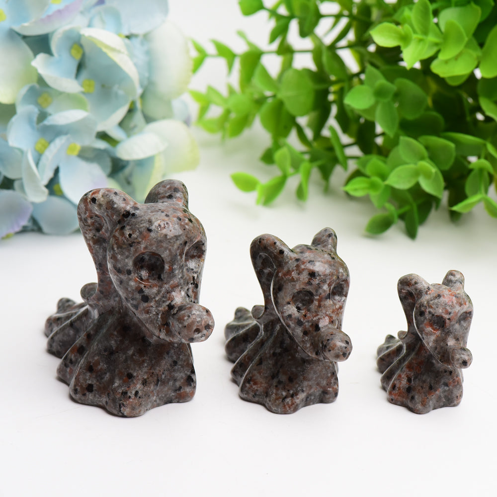 2,3-3,8 Zoll Yooperlite Zero Dog Kristallschnitzerei