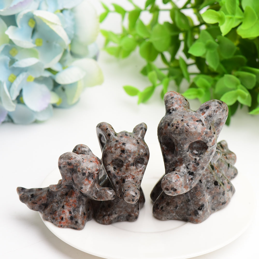 2,3-3,8 Zoll Yooperlite Zero Dog Kristallschnitzerei