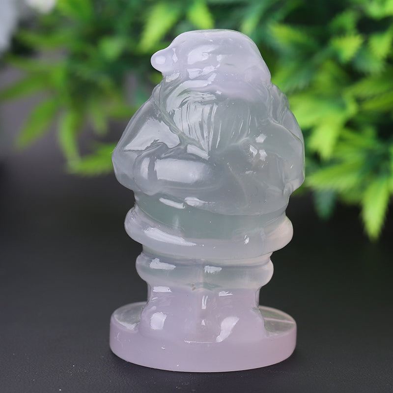 2,4 Zoll Fluorit Weihnachtsmann Kristall Figur