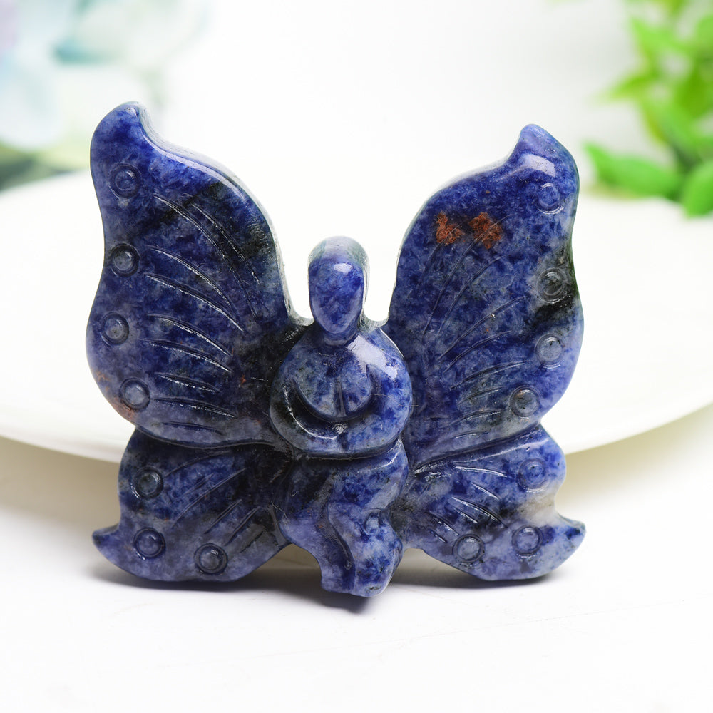 2,5 Zoll gemischte Kristall-Schmetterlingsfigur zur Heilung