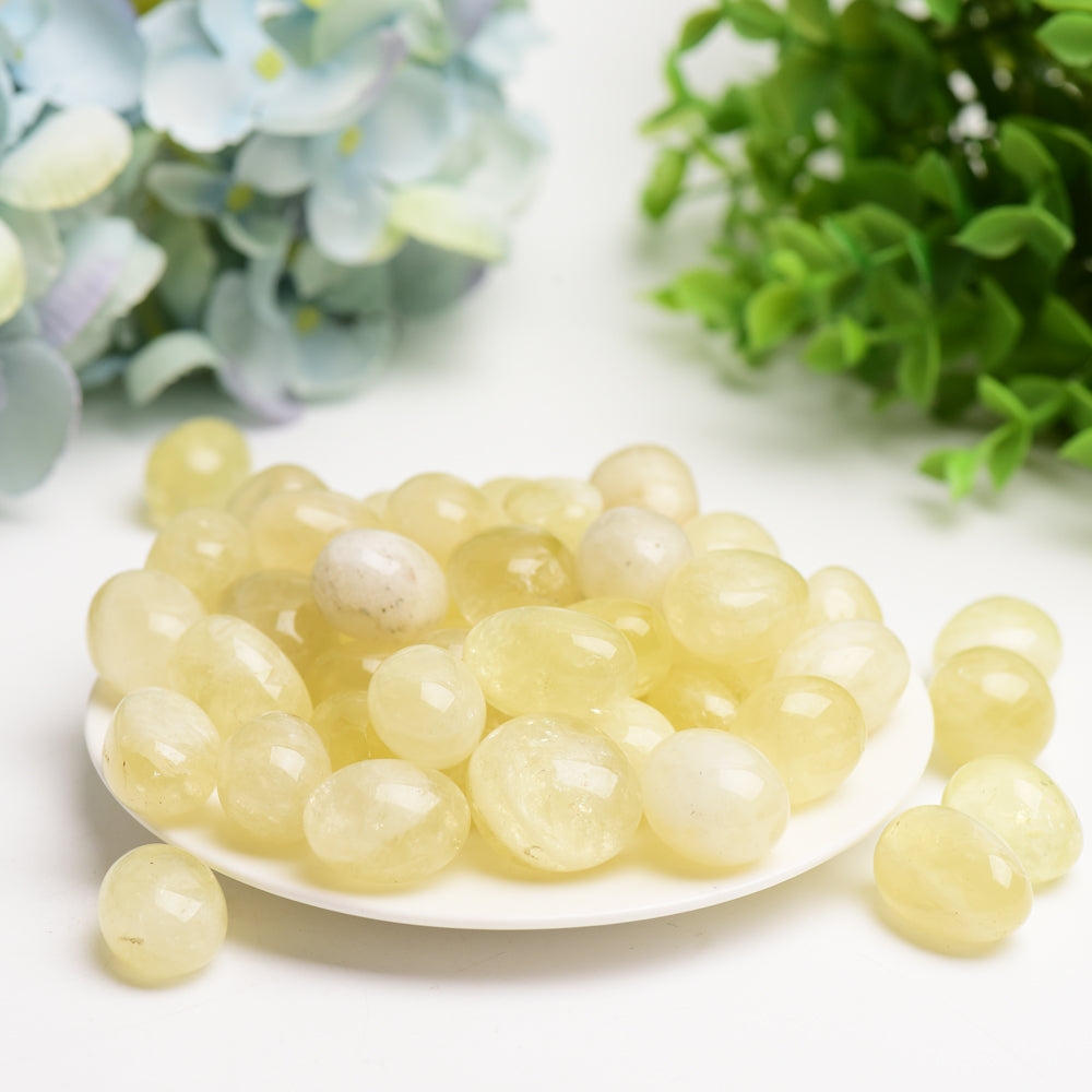 20-30mm Citrine Crystal Tumbles for Healing and Energy
