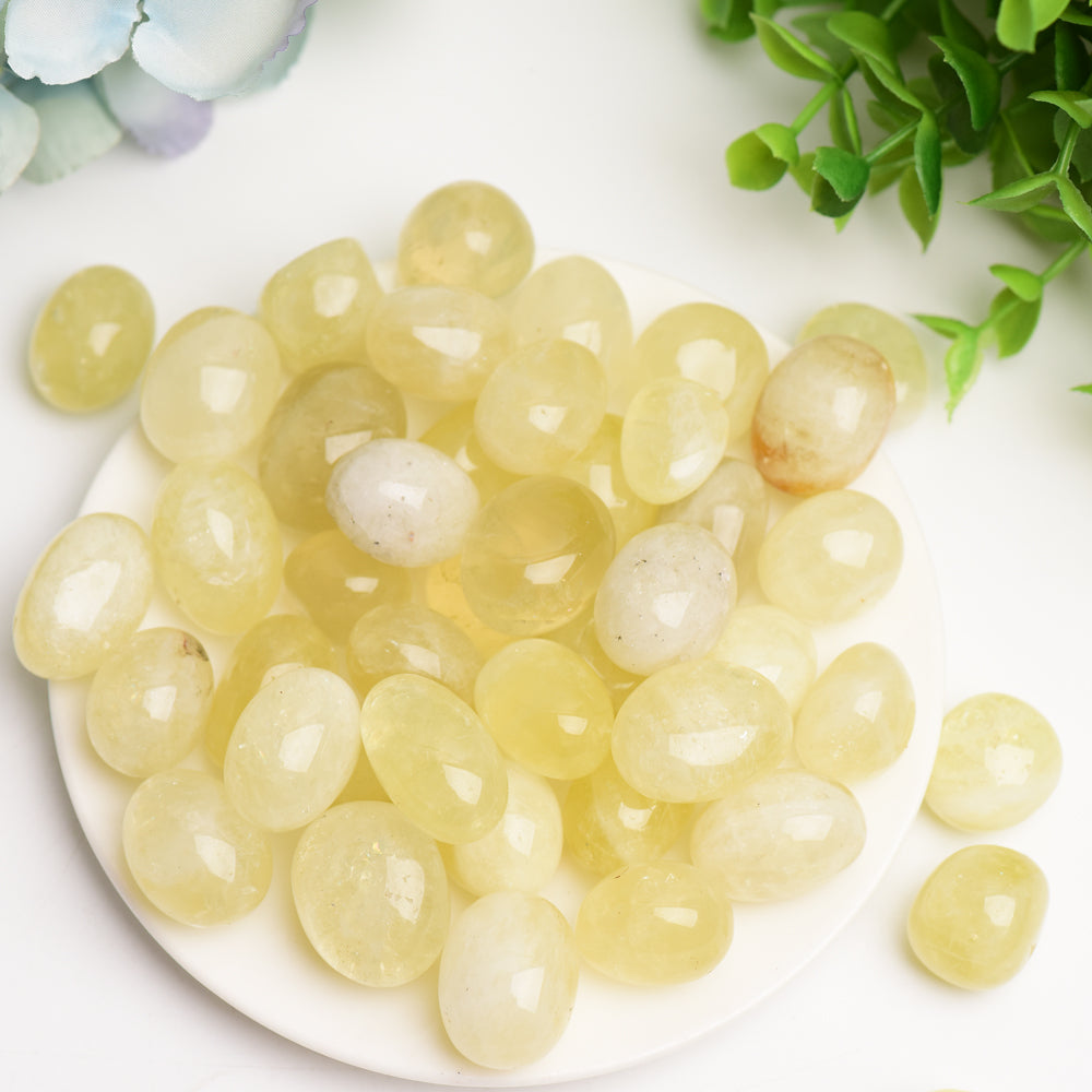 20-30mm Citrine Crystal Tumbles for Healing and Energy