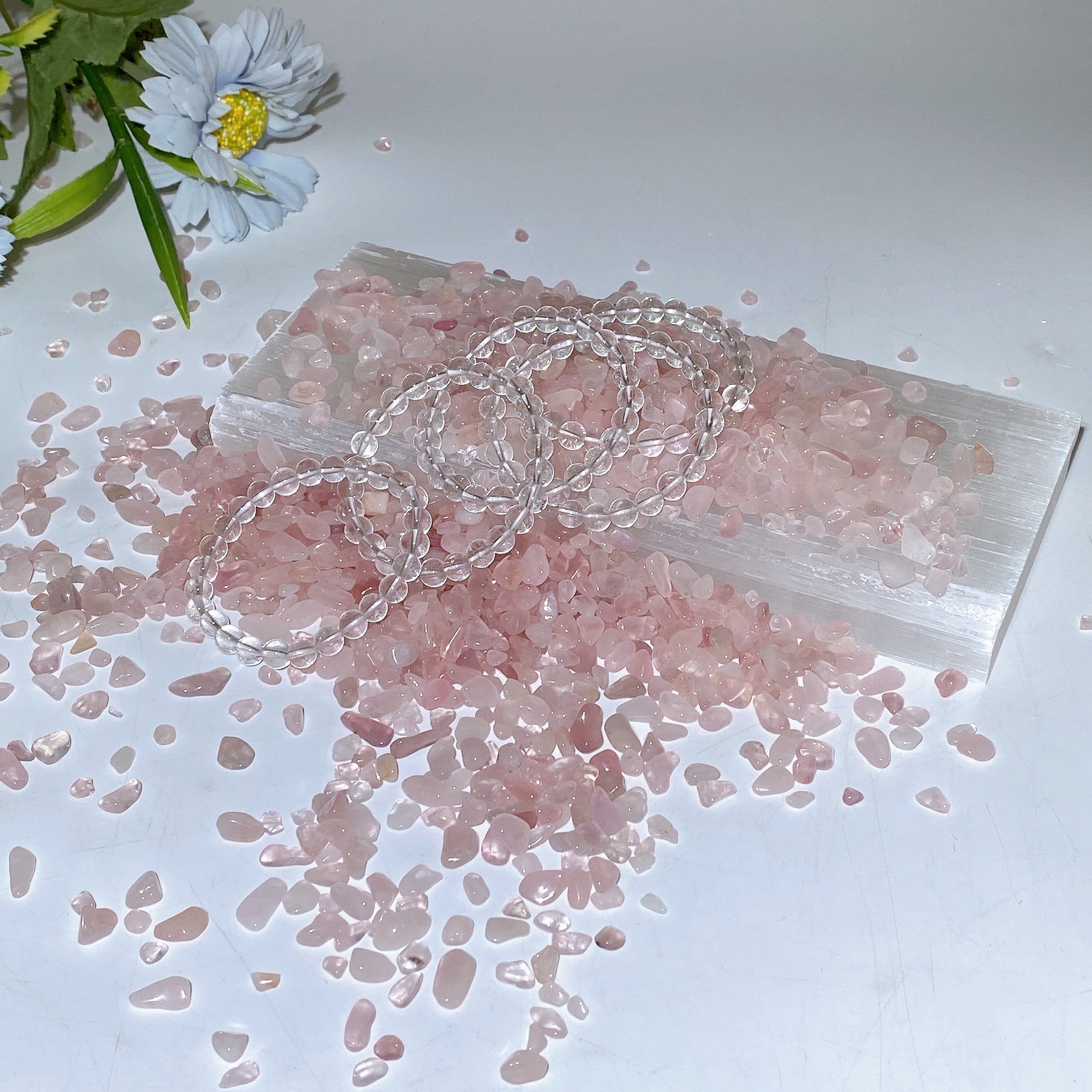 20 cm Selenit-Heilkristall-Plattenanzeige