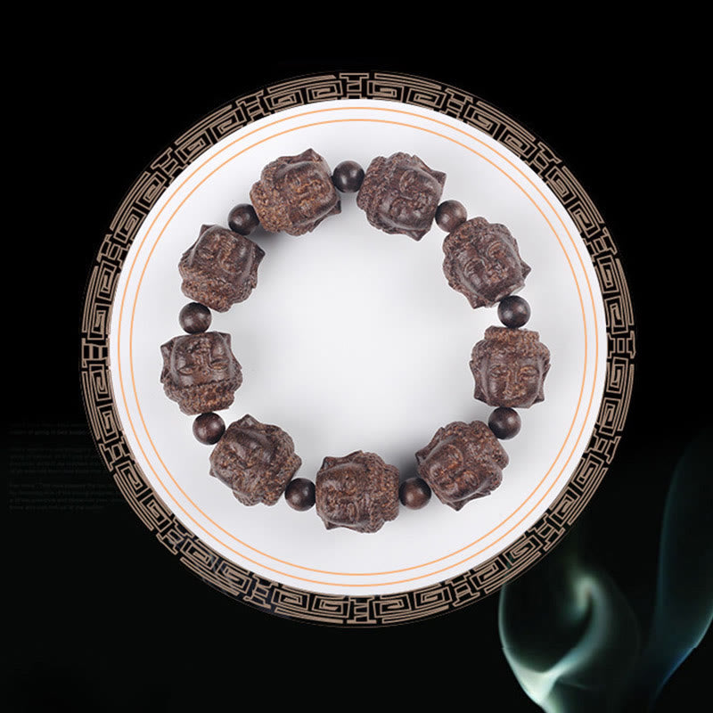 20 mm Agarwood Calm Armband für Meditation & Balance
