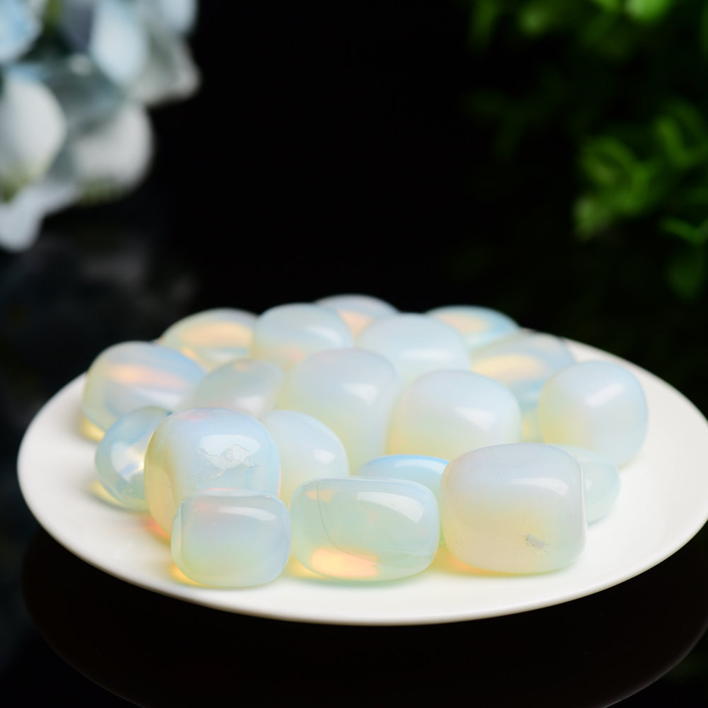 2 cm großer Opalit-Kristall-Trommelstein für heilende Energie