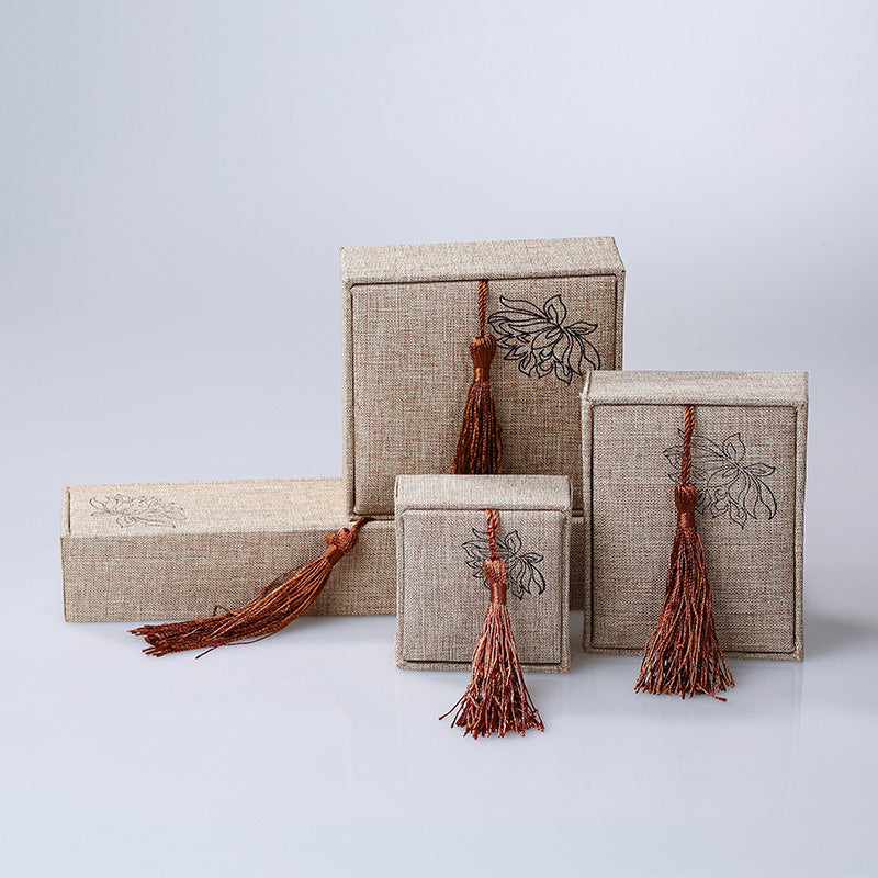 Schmuckkästchen mit Lotusmuster | Zen-Dekor-Geschenk