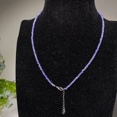 2 mm facettierte spirituelle Halskette mit gemischten Kristallen, heilende Energie