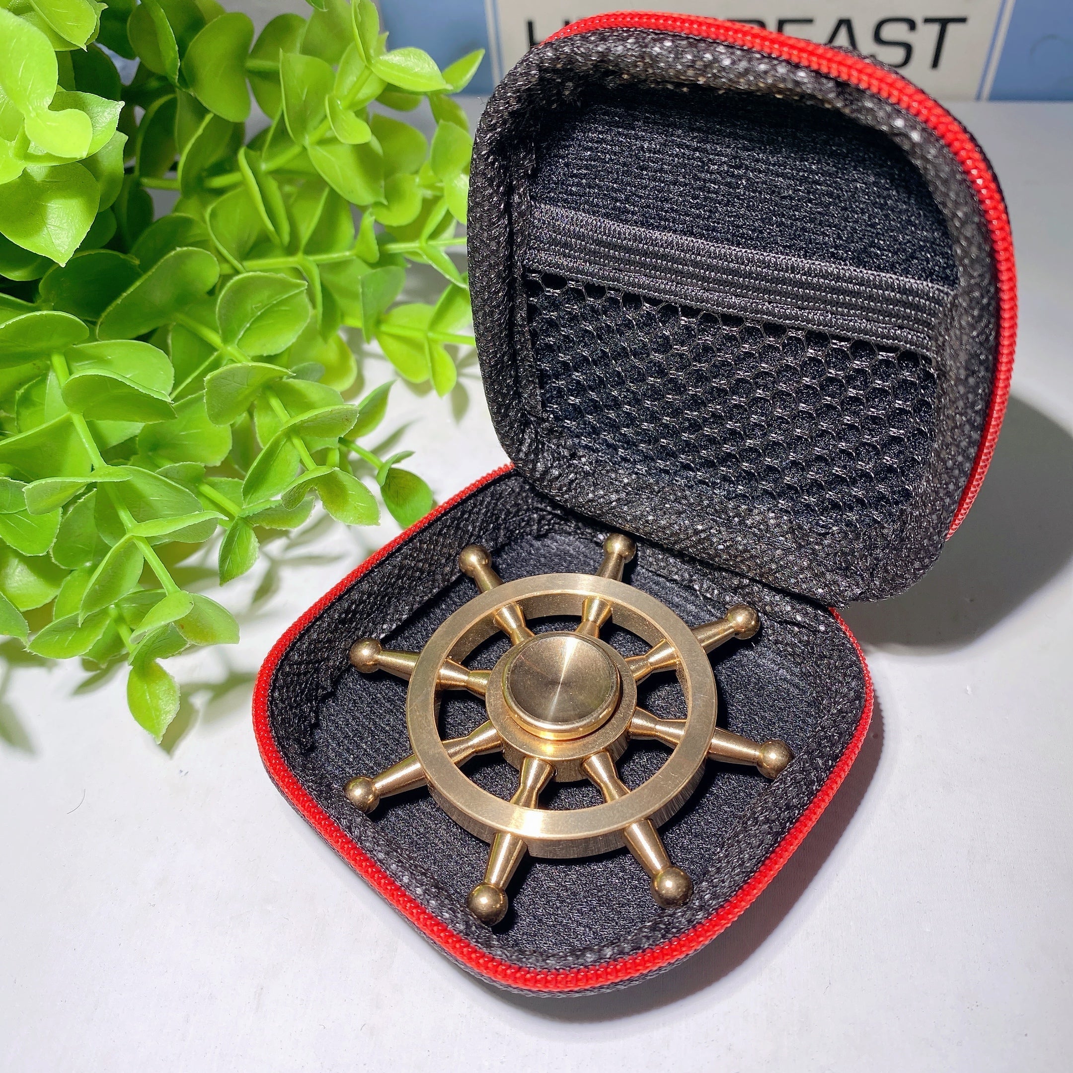 3,0 Zoll Messing-Metallruder für Meditationsrituale