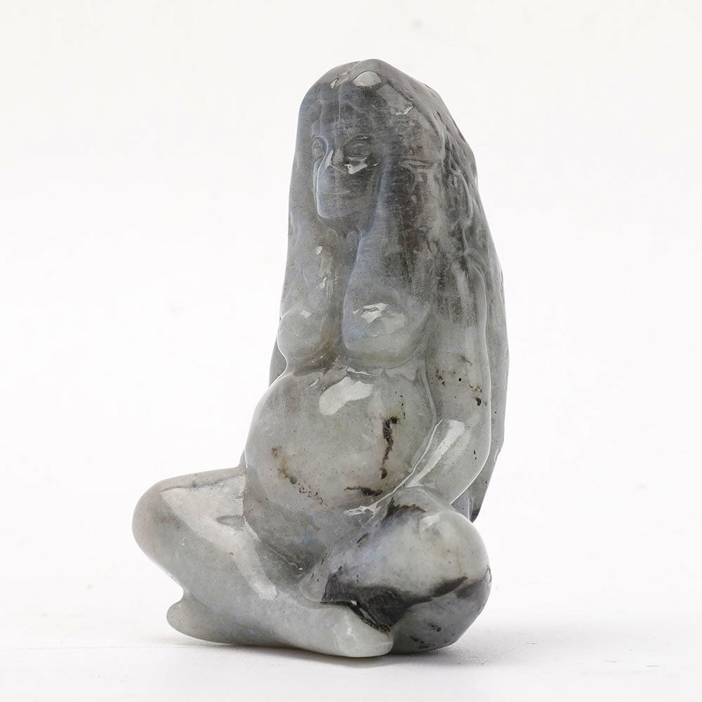 3,1" Labradorit-Kristallfigurenschnitzerei zur Heilung
