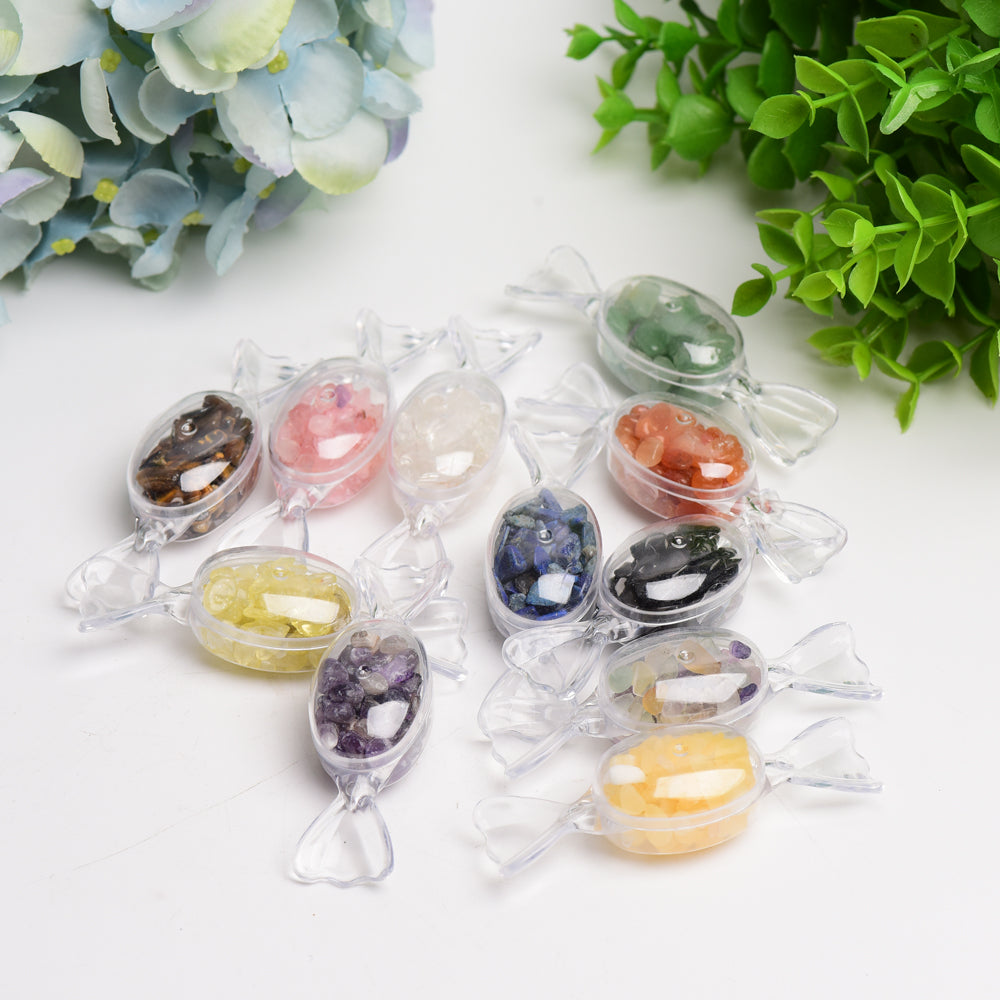 3,2 Zoll große gemischte Rohkristallsplitter für heilende Energie