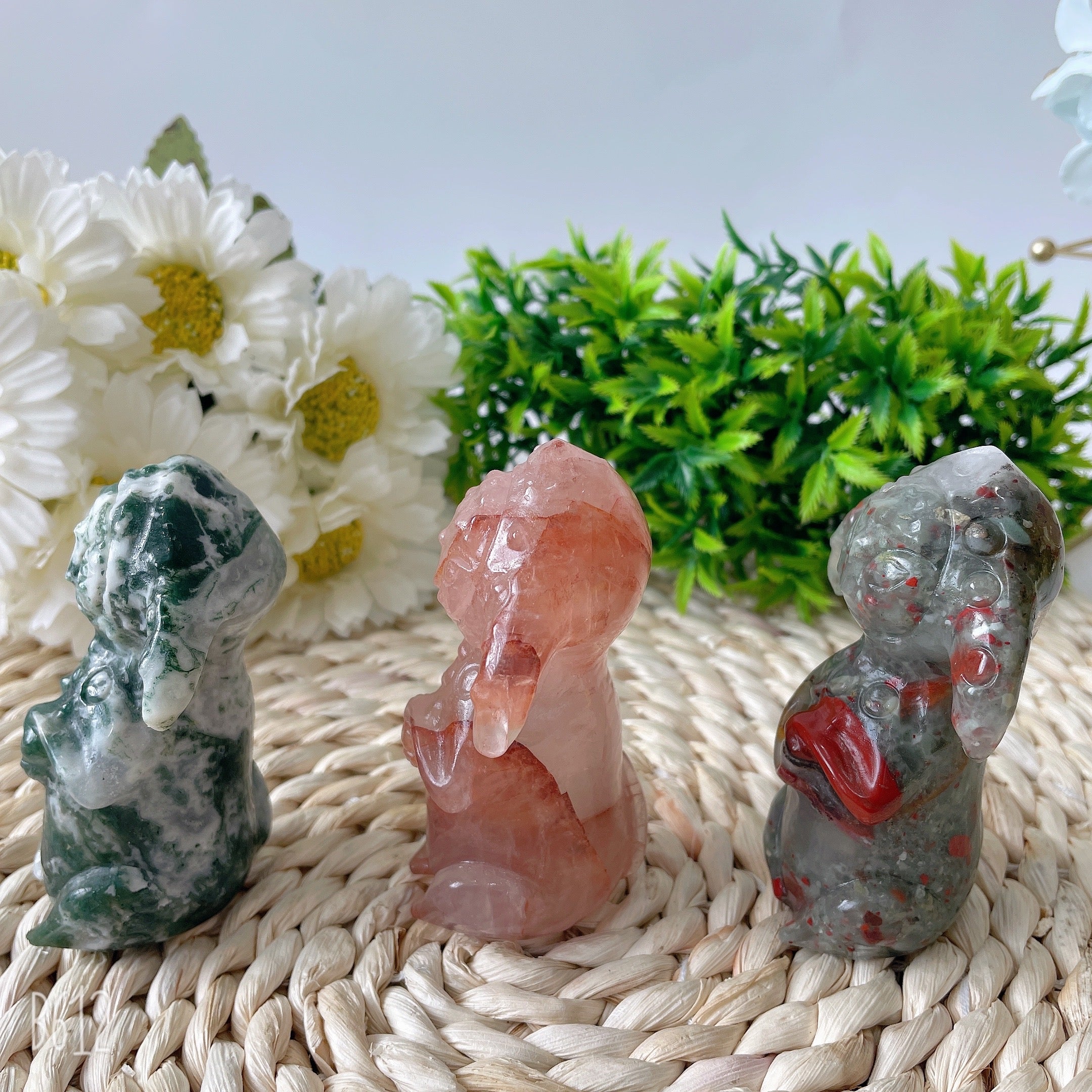 3,5 Zoll Kristall Elf Figur Schnitzereien Sammlung