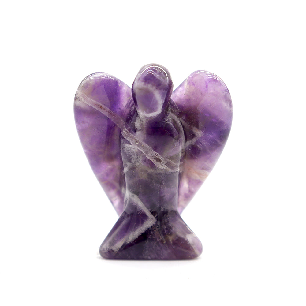 3 Zoll Amethyst Kristall Schutzengel Figur