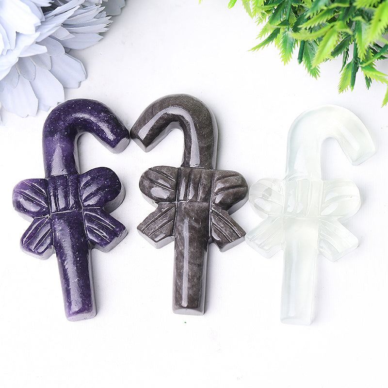 3-Zoll-Kristallbonbonfiguren für Weihnachten