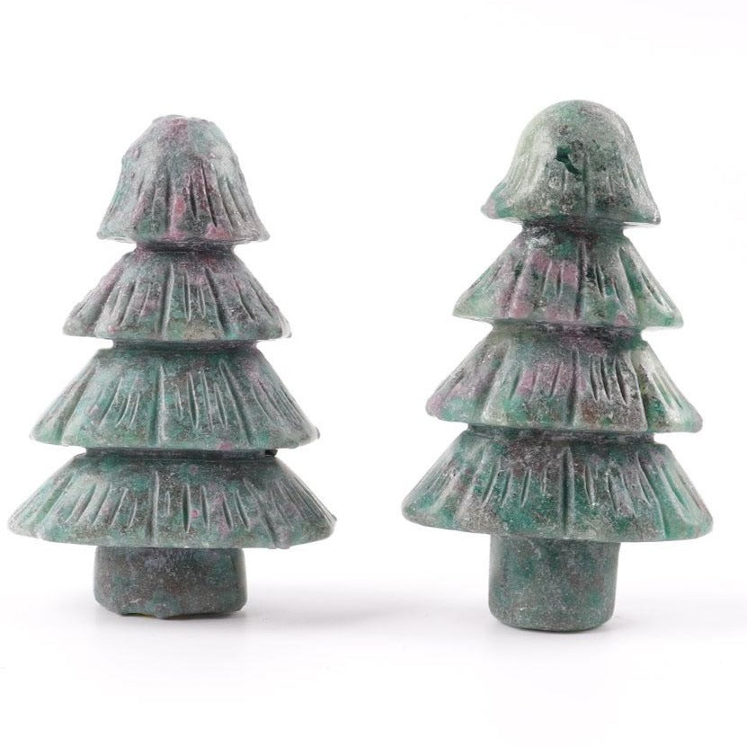 3 Zoll Rubin in Kyanit Kristall Baum Skulptur Dekor