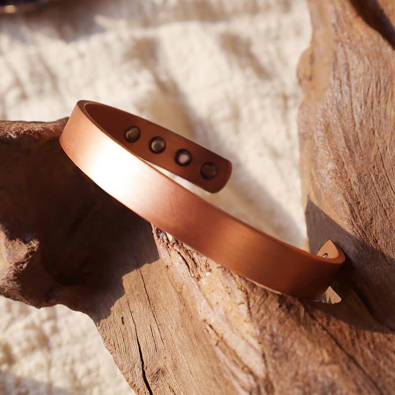 Copper Spiritual Bracelet Adjustable Magnetic Cuff for Healing