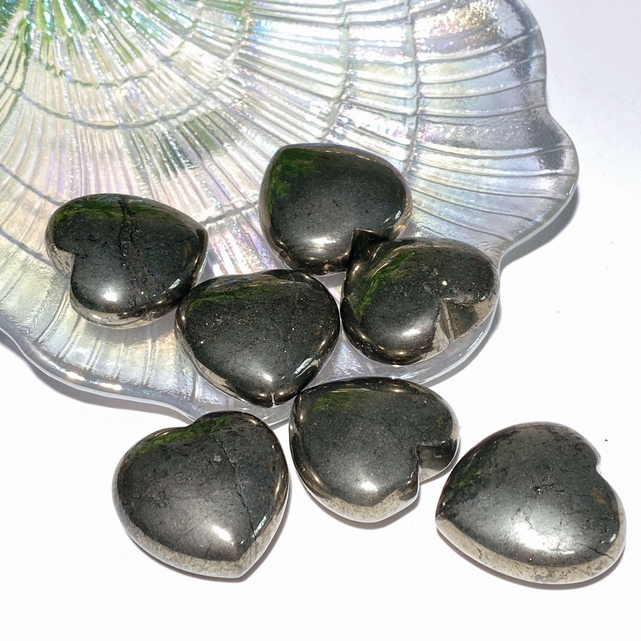 30 mm Pyrit-Herzkristall für Energieheilung