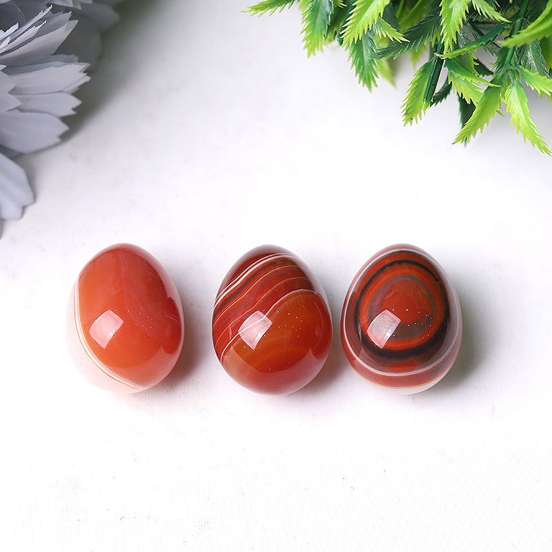 30 mm Sardonyx-Kristall-Ei für Heilung und Gleichgewicht