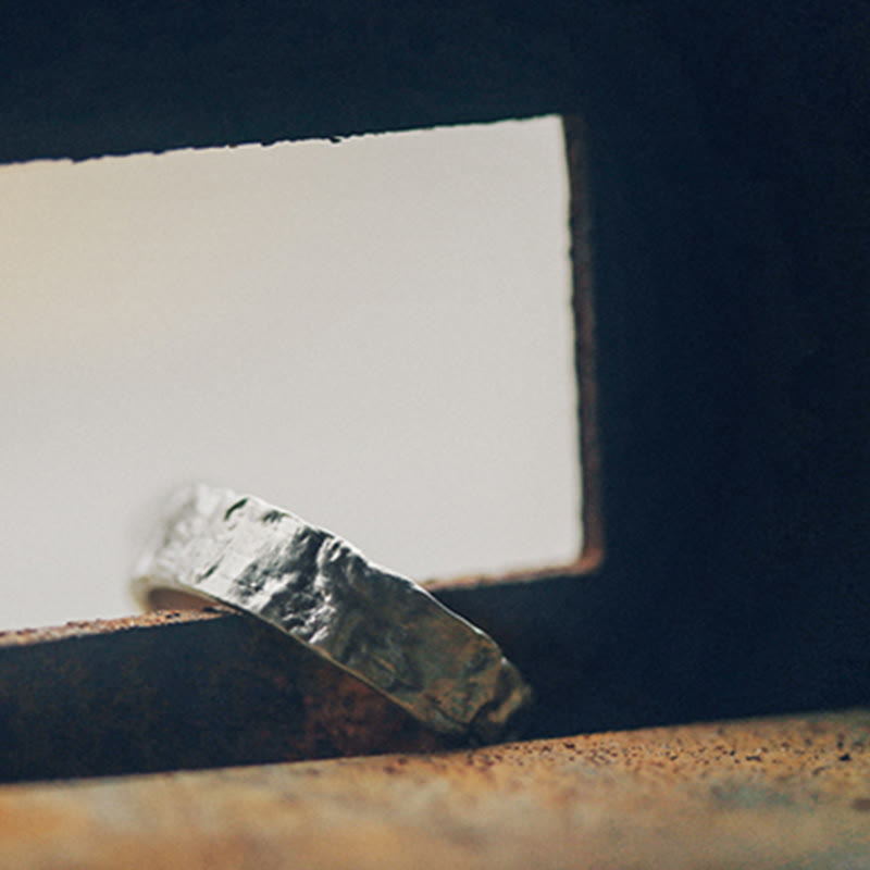 925 Sterling Silber Segenspaarring | Spiritueller Schutz